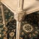 Old wooden harness antique patina and green stone