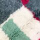Moroccan Berber Boujaad gray rug with colorful patterns 2.44x1.58m