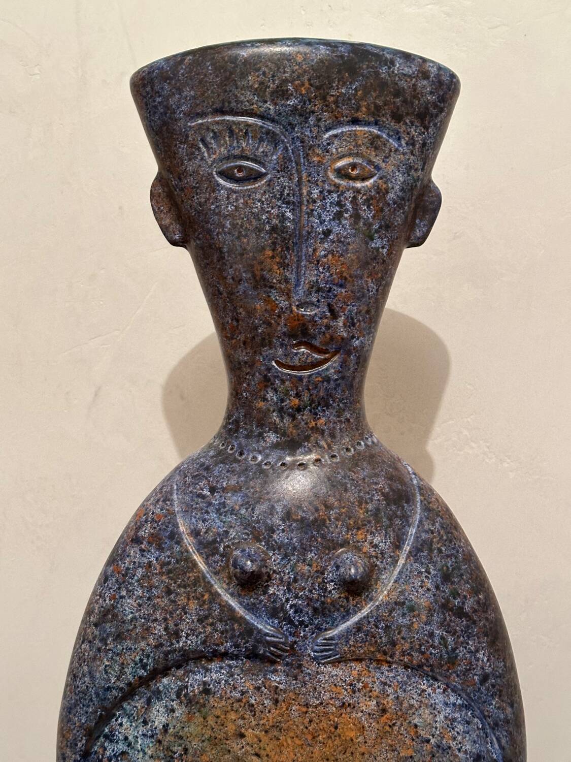 Sculptural vase by Bernard Buffat