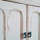 Parisian sideboard doors renovated pale green