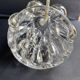 Schneider Glassworks - Important Lamp Foot - Molded Crystal - Conical with Godrons