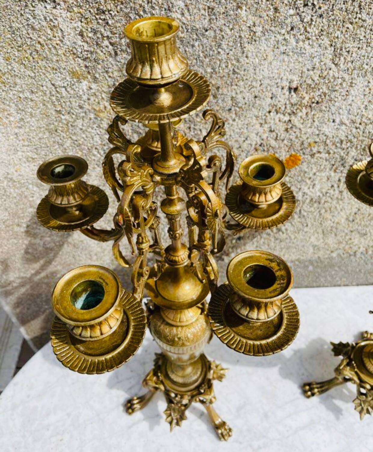 Candélabres en bronzes