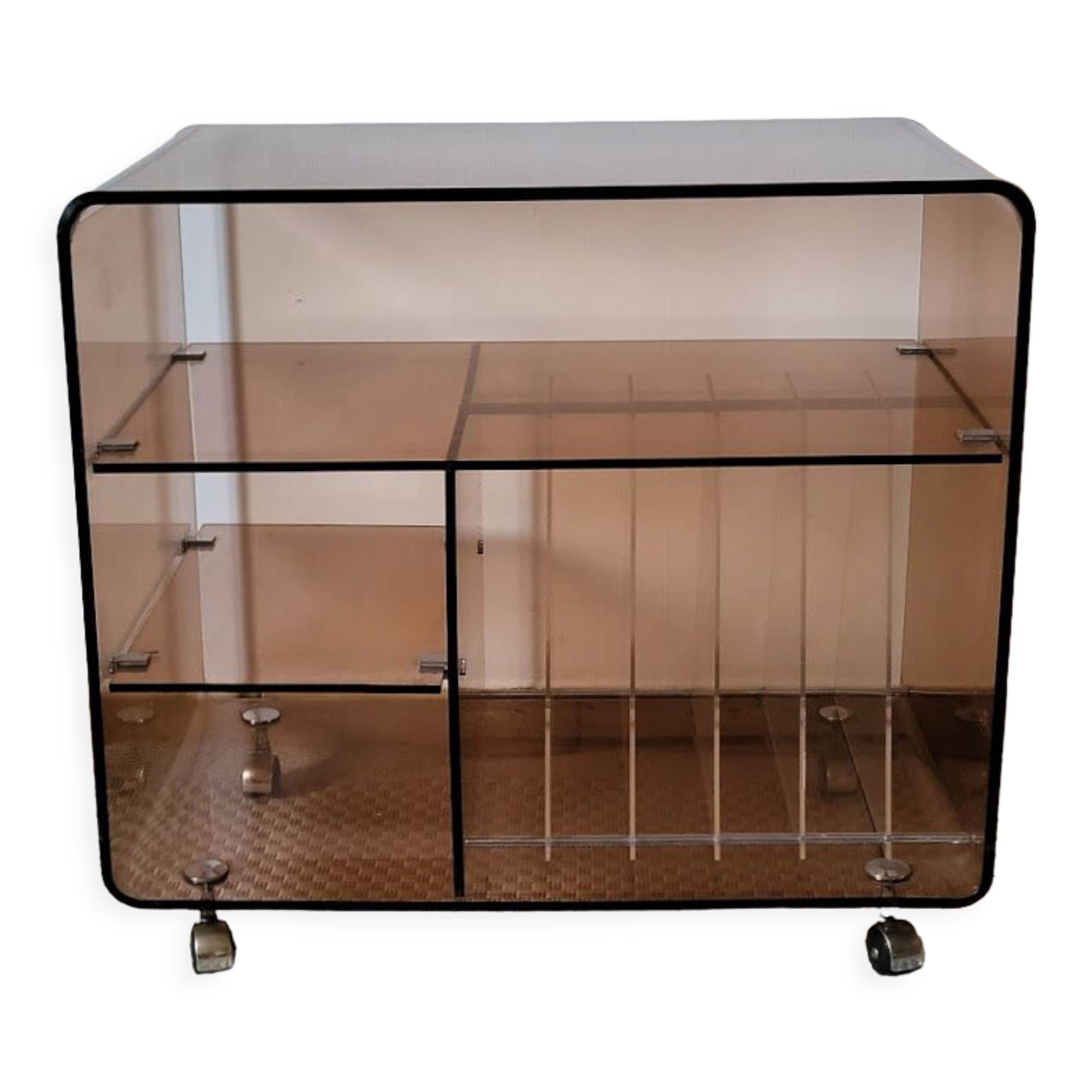 Design plexiglass hi-fi / TV cabinet