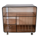 Meuble hi-fi/TV plexiglas design