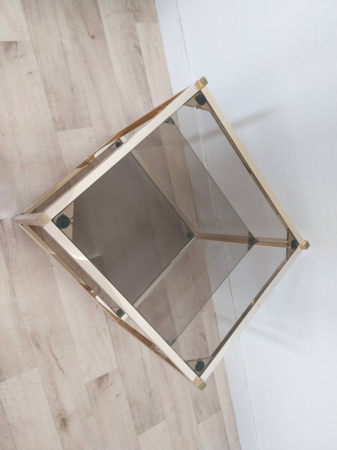 Belgo chrom side tables from the 70s