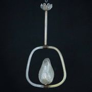 Ercole Barovier Murano glass chandelier. Italy 1940s