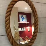 Oval rope mirror