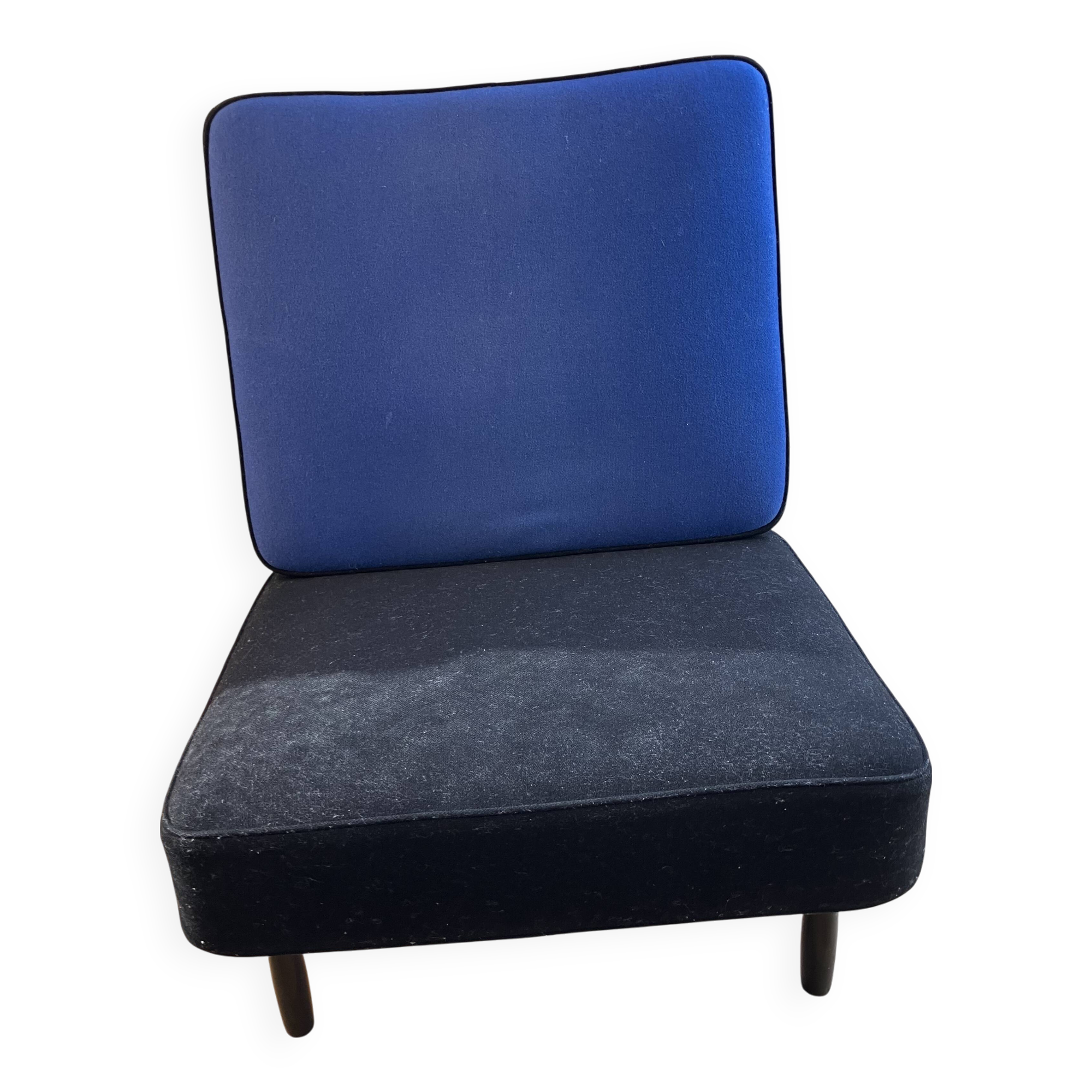 Fauteuil lounge Noir Domus Alf Svensson