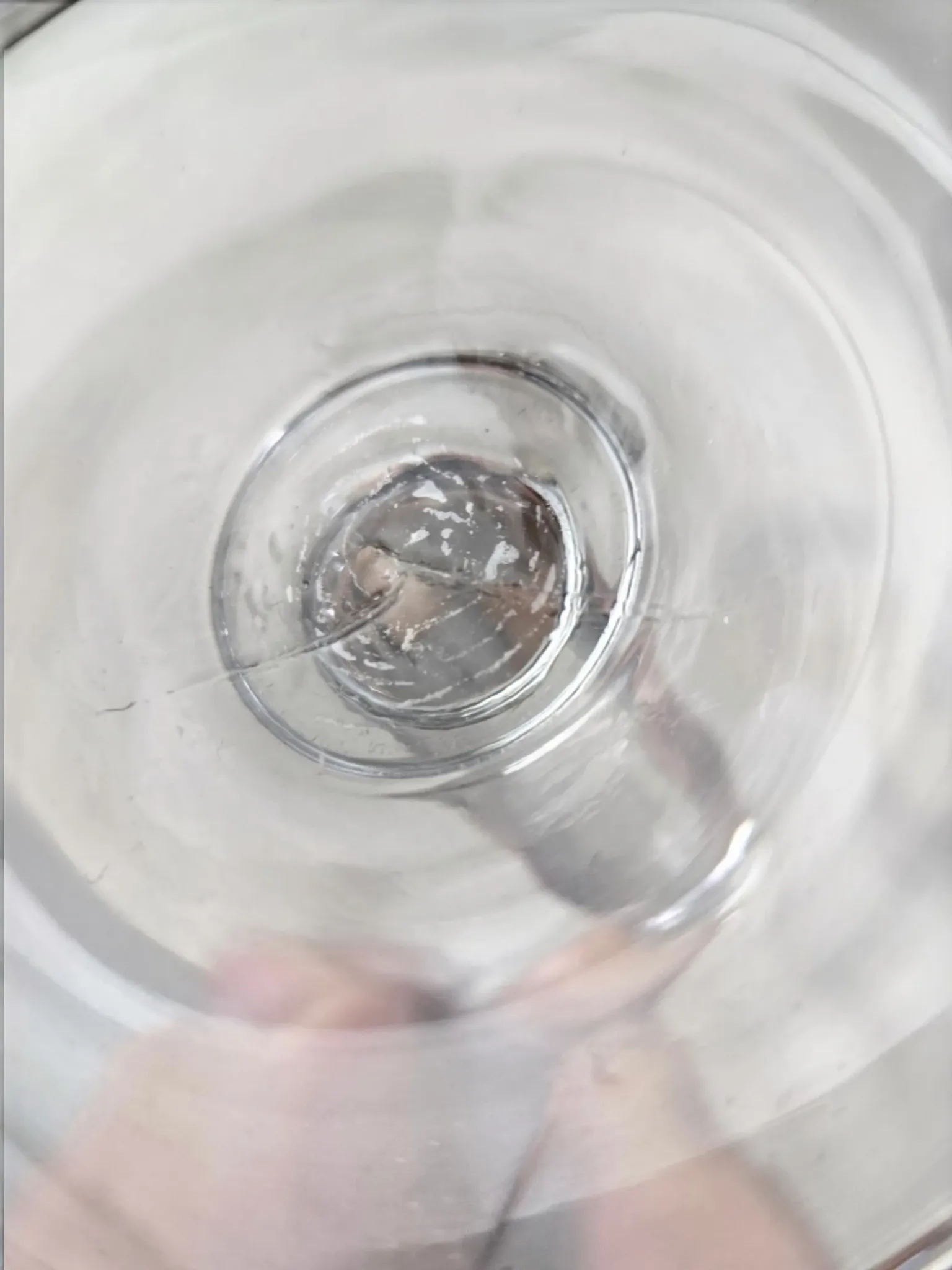 8 blown glass champagne coupes from the 19th century