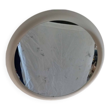 80s round backlit mirror