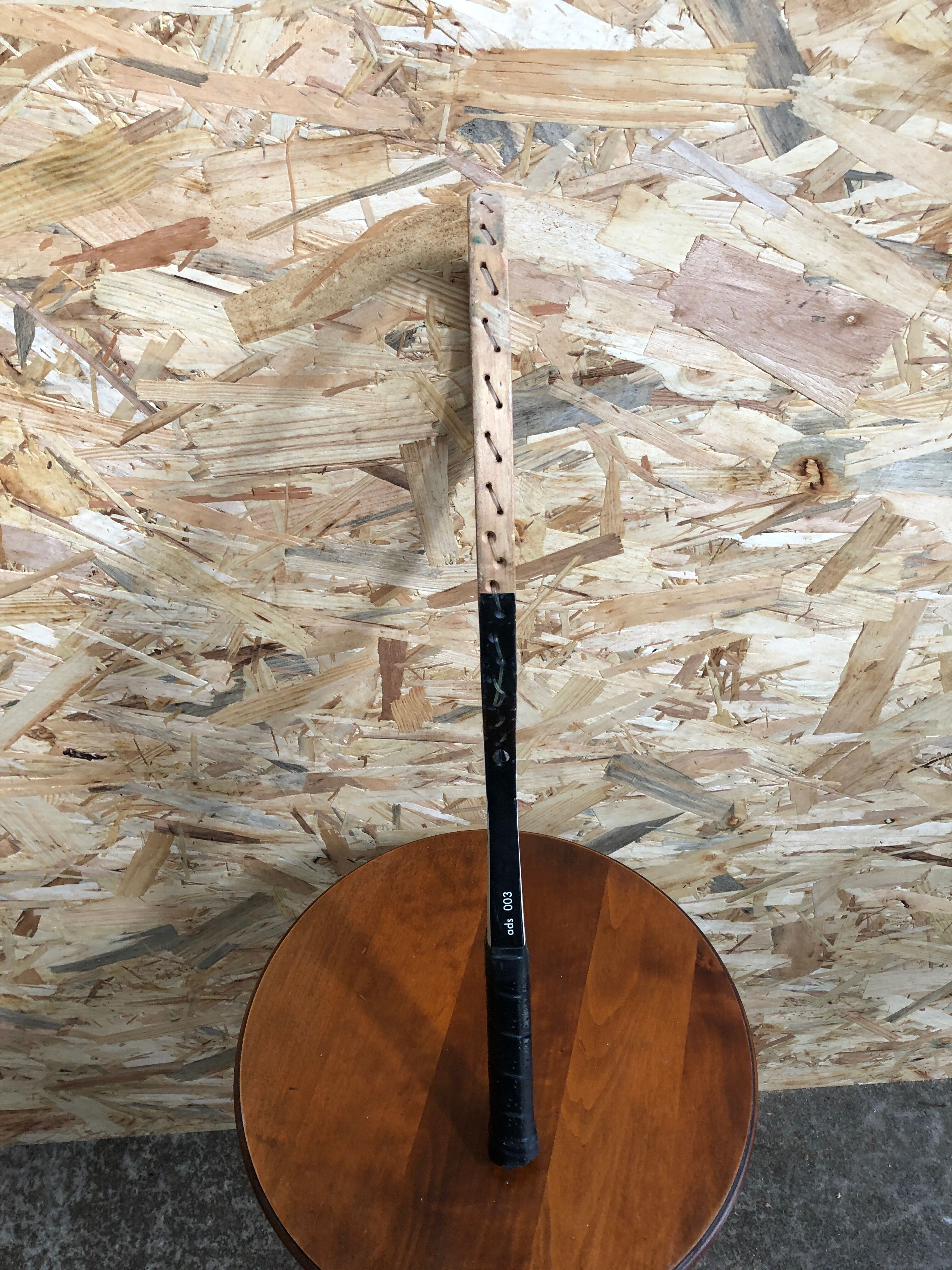 Old racket tennis adidas kid wood