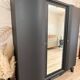 Art Deco wardrobe painted in black