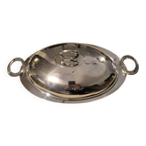 Silver metal tray
