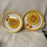Set of 2 cake dishes Alice Sarreguemines model