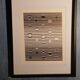 Tableau Vintage Art Optique - Victor Vasarely - Frame 50x40cm