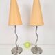 Lampes de table vintage Squiggle Antimon Zigzag d'Ikea, années 1990, ensemble de 2
