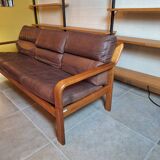 Olsen & Son 3-seater leather sofa