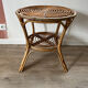 Rattan side table