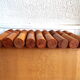 Jeu de 9 quilles en bois tourné