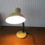 Lampe de bureau vintage métal jaune