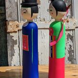 Kokeshi doll as a couple