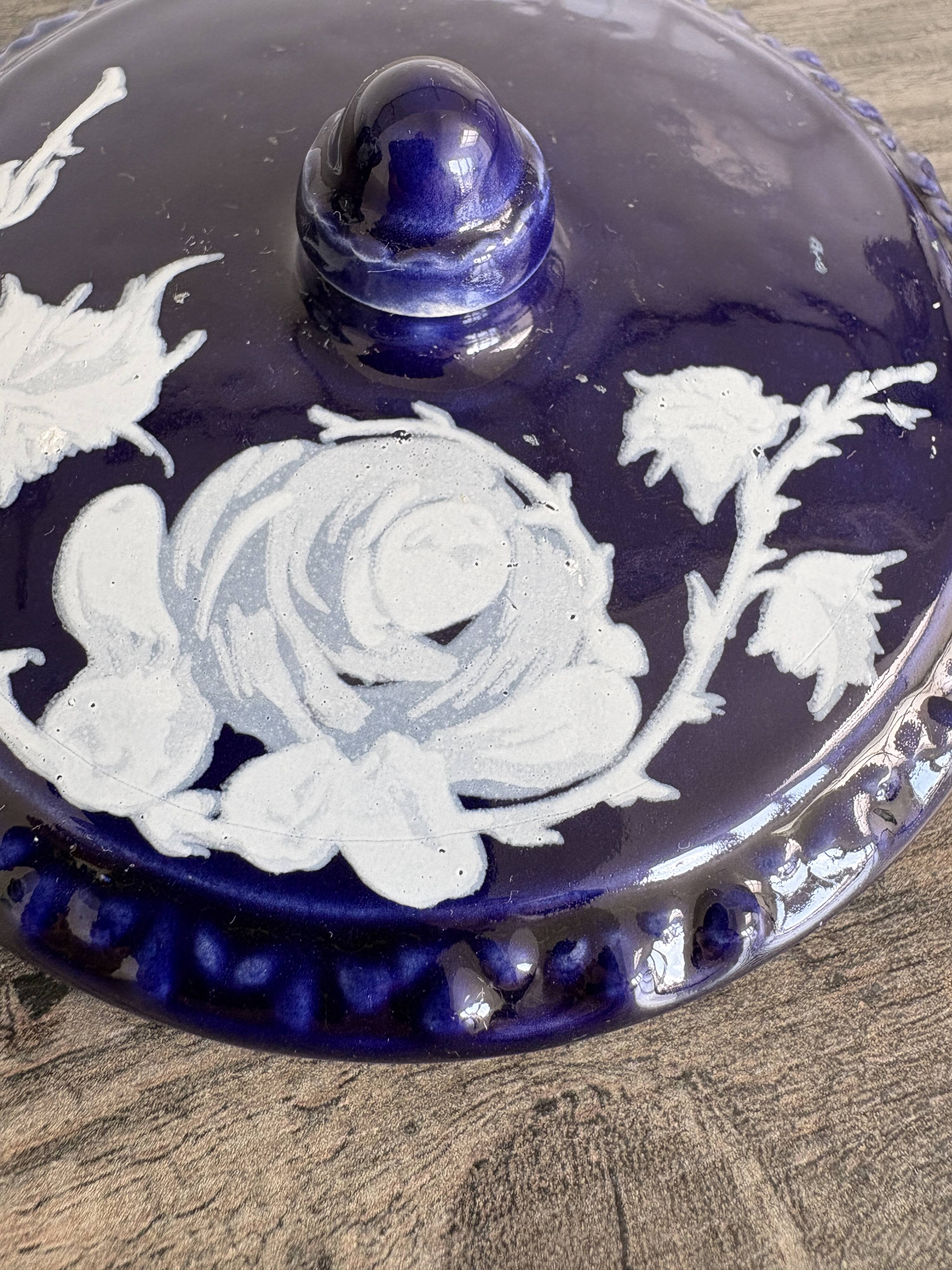 Vintage Italian Blue Ceramics