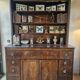 Large sideboard with flame mahogany veneer