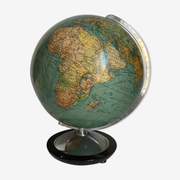 Vintage globe 1960 terrestrial columbus duo - 44 cm