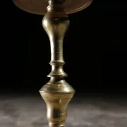17th-century French brass candlestick – circa 1690