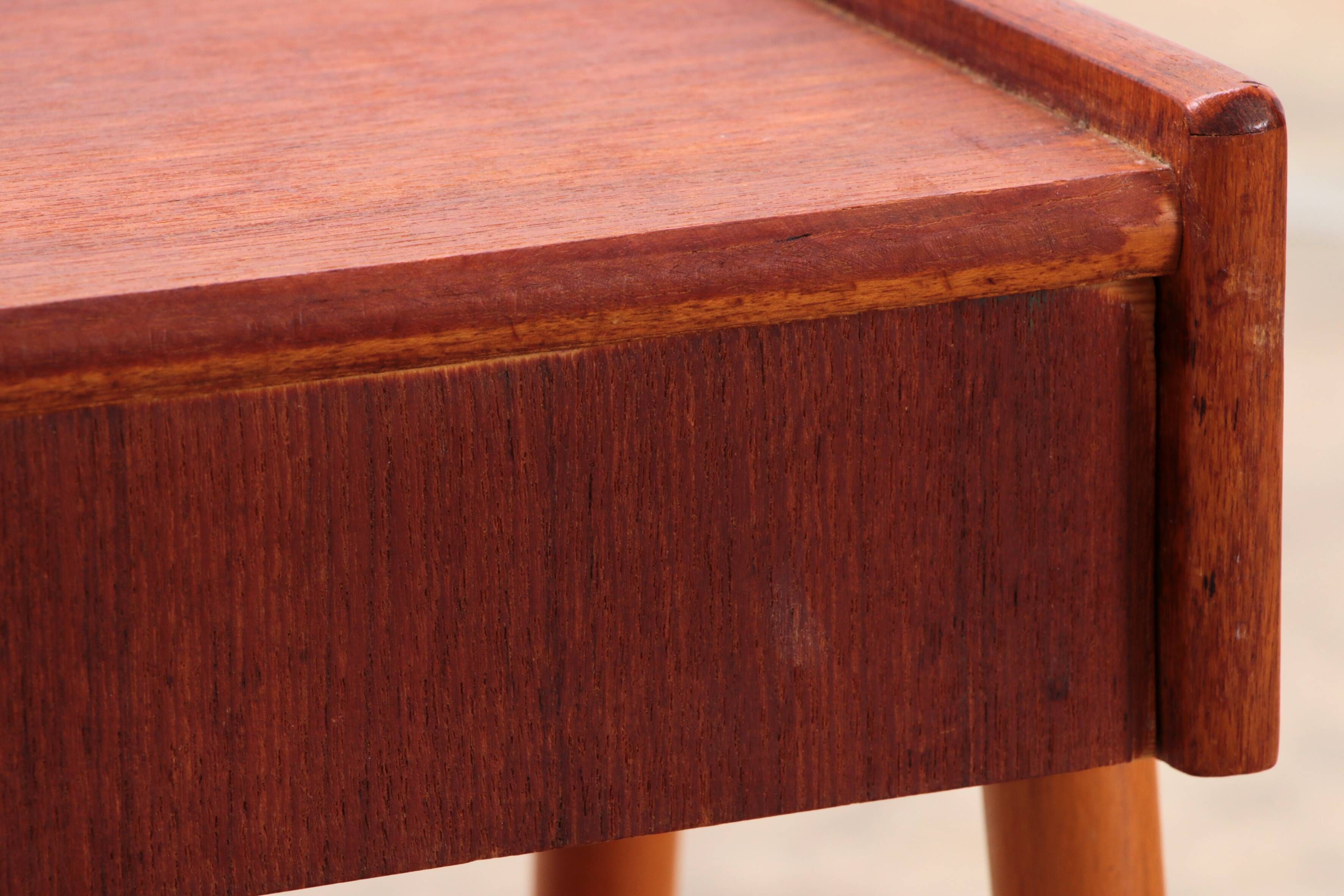 A set of teak bedside tables AB Carlstrom and Sweden from the 1960s