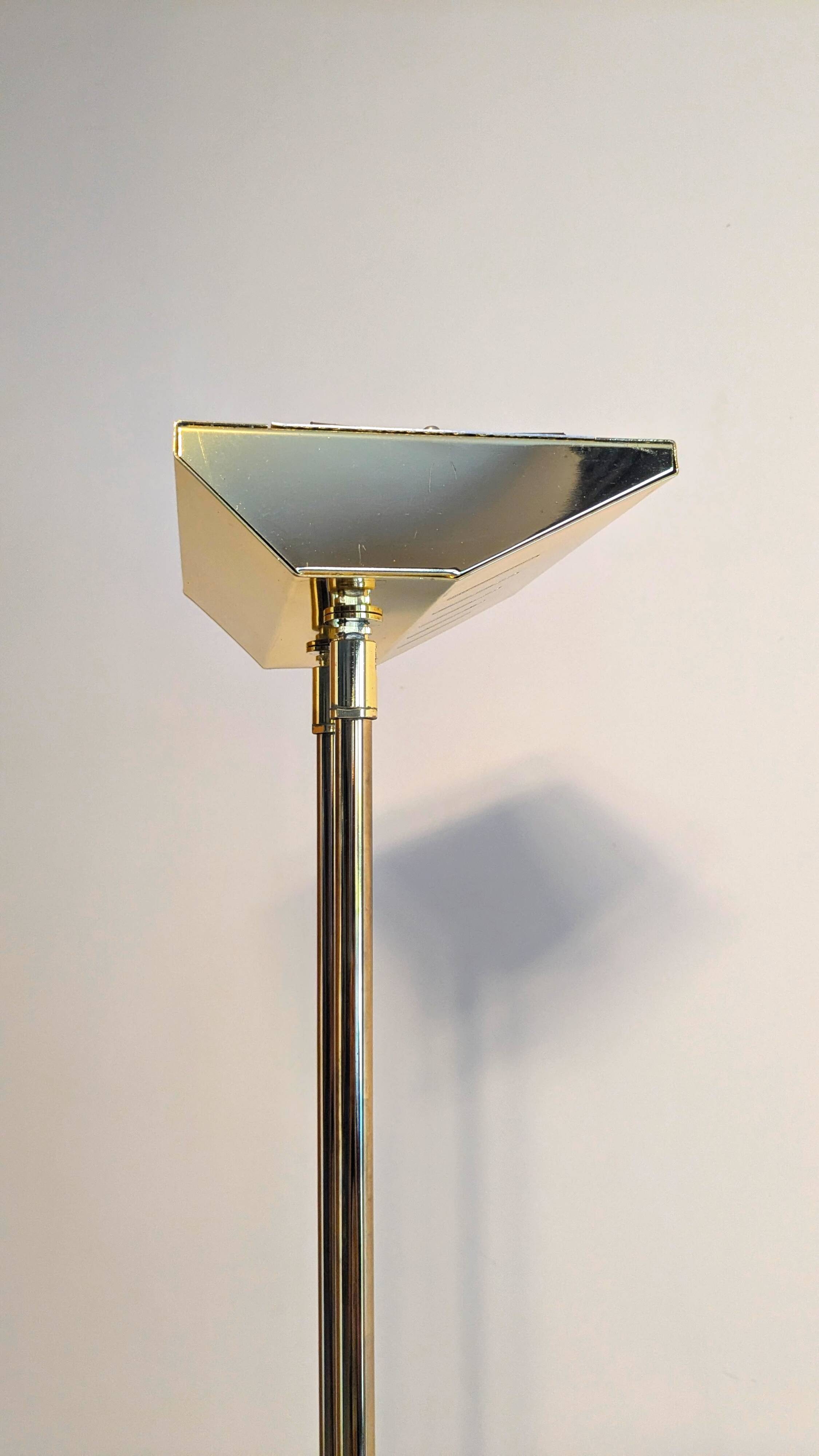 Vintage halogen floor lamp by Relco Milan Italy