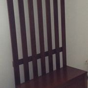 Vintage 60s wardrobe with bench and shoe furniture