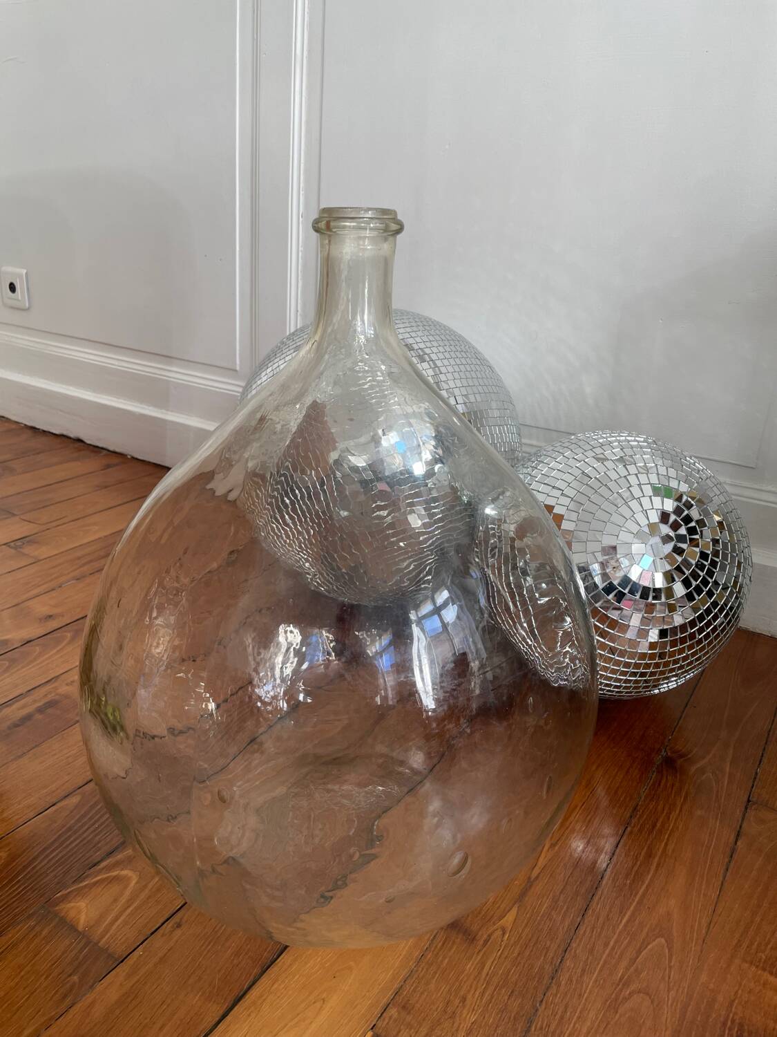 XXL transparent demijohn 31L