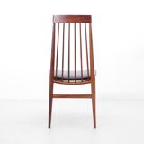 Suite of 6 rosewood bar chairs from Rio