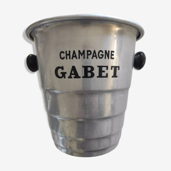 Gabet champagne bucket with black bakelite handles