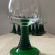 Series of 10 vintage stemmed glasses from the 70s