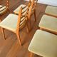 Suite of 6 vintage chairs 1960s