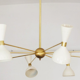 Chandelier in the style of the Italian creations of the 50s