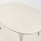 Super ellipse table by Jacobsen & Mathsson (Piet Hein, brown label) 180x120