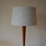 Scandinavian "diabolo" teak floor lamp, 1960s