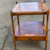 Regency style side table on casters