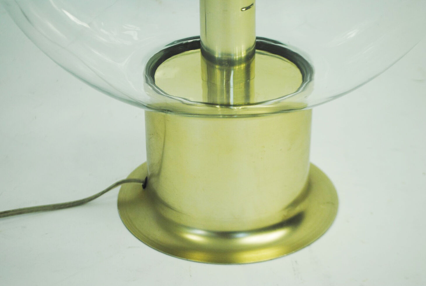 Doria hand blown glass lamp