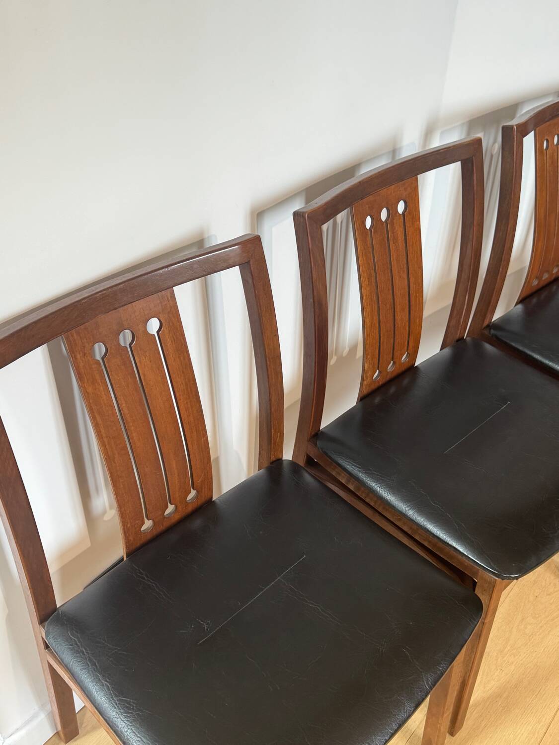 4 chairs by Jacques Hauville