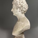 Plaster bust of a man