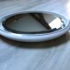 Large Round Vintage Ceramic Light Mirror Space Age 68cm - 1970s