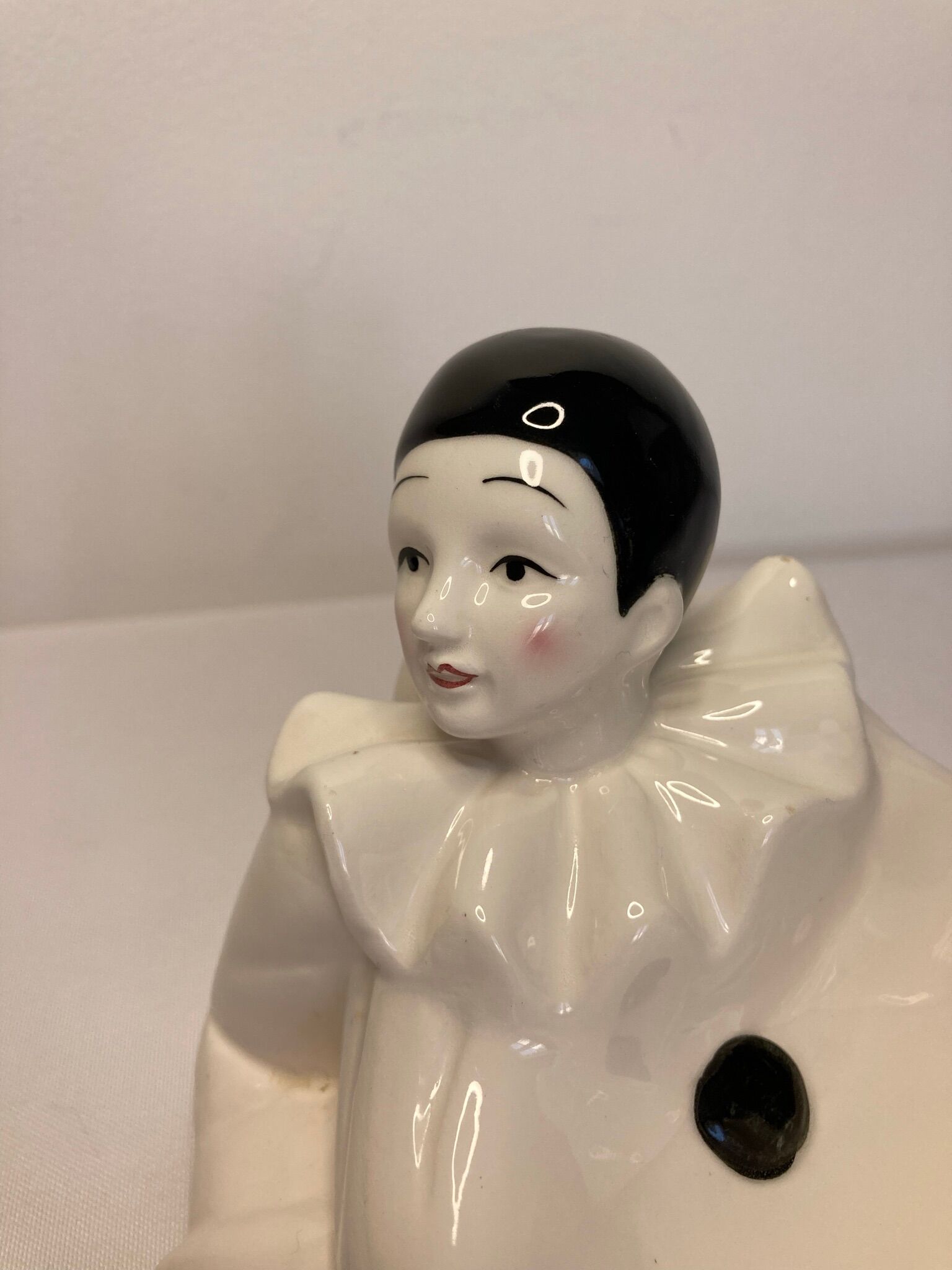 Vintage ceramic TWI Japan Pierrot ashtray