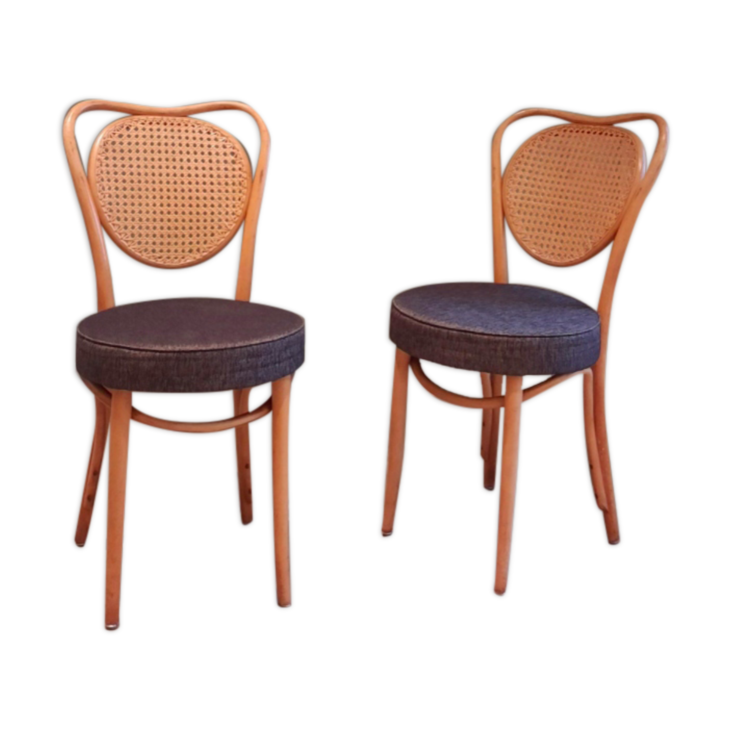 Suite of 2 chairs n5 ZPM Radomsko 1960