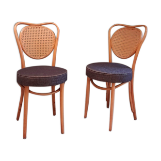 Suite de 2 chaises n5 ZPM Radomsko 1960