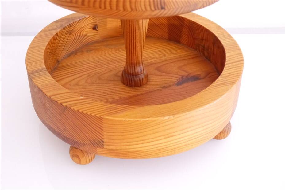 Vintage Scandinavian wooden tray 1960