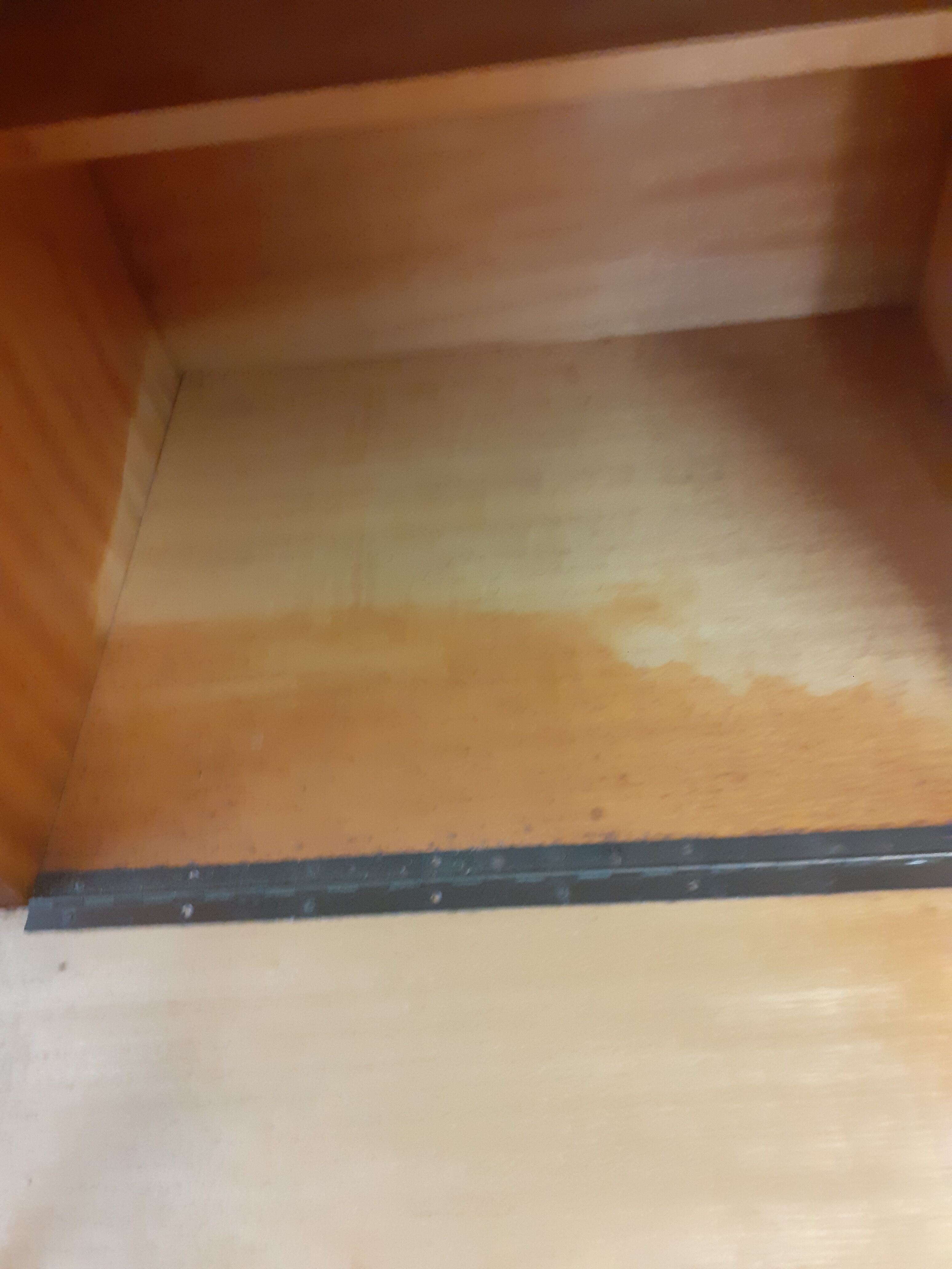 Seventies buffet scandinavian foot compass